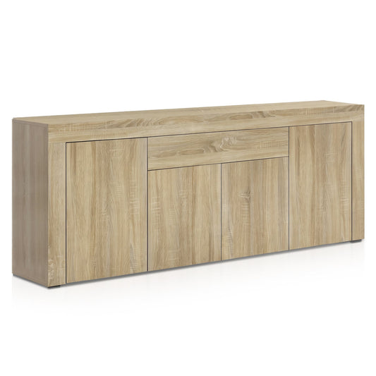 Buffet Sideboard Cabinet Storage 4 Doors Cupboard Hall Wood Hallway Table