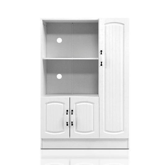 White Buffet Sideboard Cabinet Storage Cupboard Doors Kitchen Hallway
