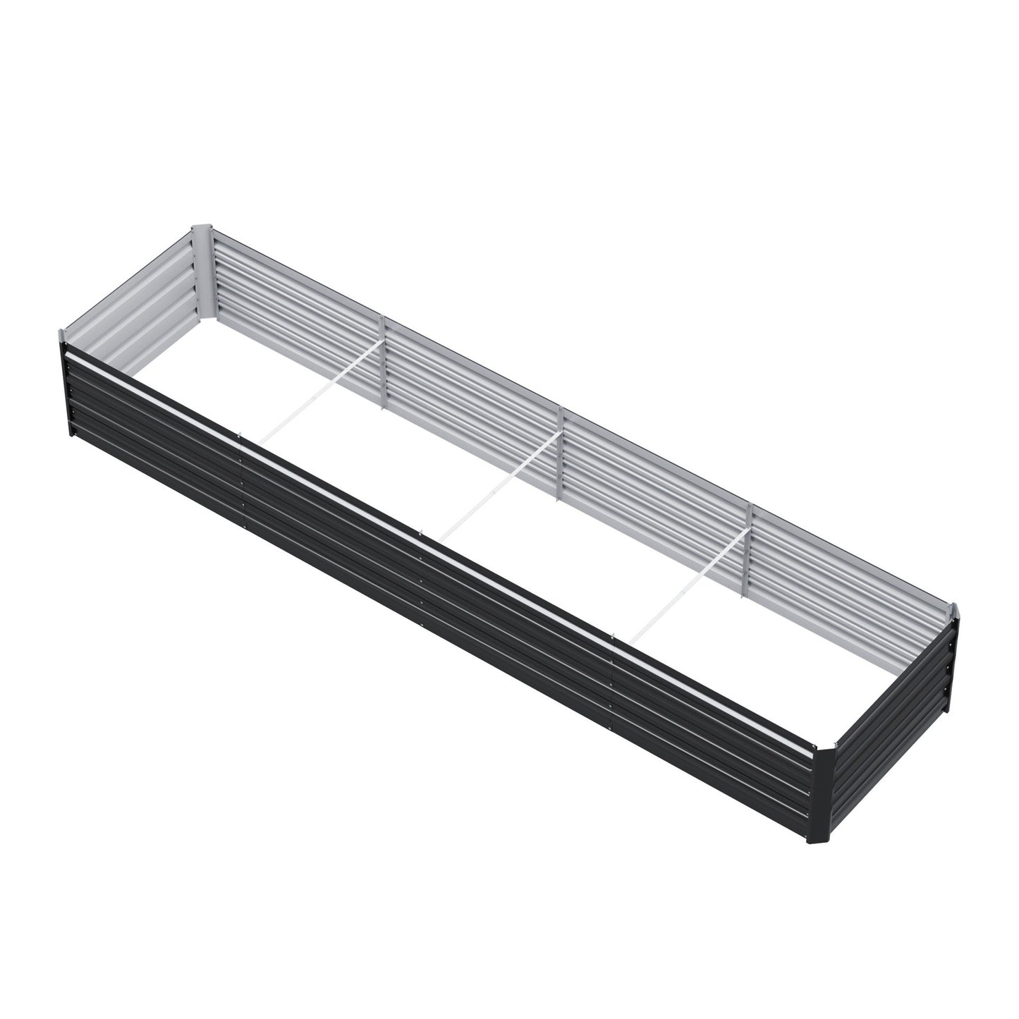 Garden Bed 320X80X45cm Planter Box Raised Container - Galvanised Herb