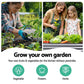 2x Green Fingers Raised Garden Bed 320X80X56cm Oval Planter Box