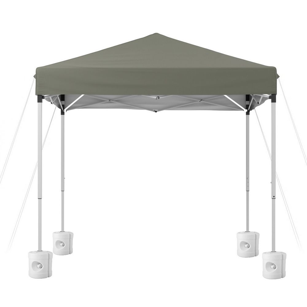 Instahut Gazebo 2x2m Outdoor Patio Garden Marquee Shade w/ Base Pods Grey