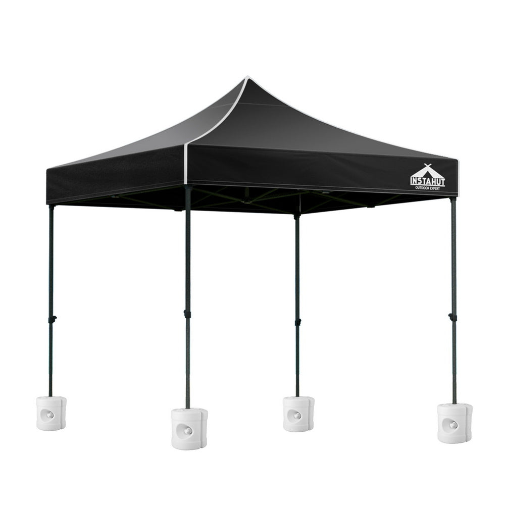 Gazebo Pop-Up Marquee 3x3 Outdoor Wedding Base Pod Kit - Black