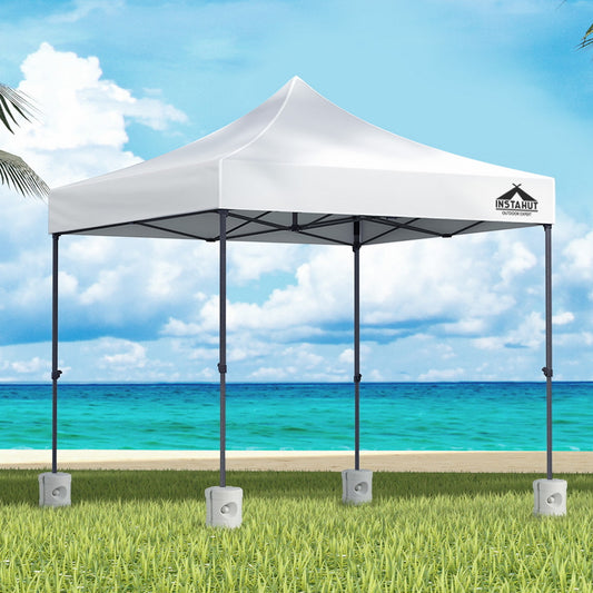 Gazebo Pop-Up Marquee 3x3 Outdoor Wedding Base Pod Kit - White