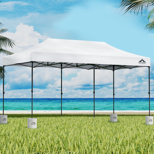 Gazebo Pop-Up Marquee 3x6 Outdoor Wedding Base Pod Kit - White
