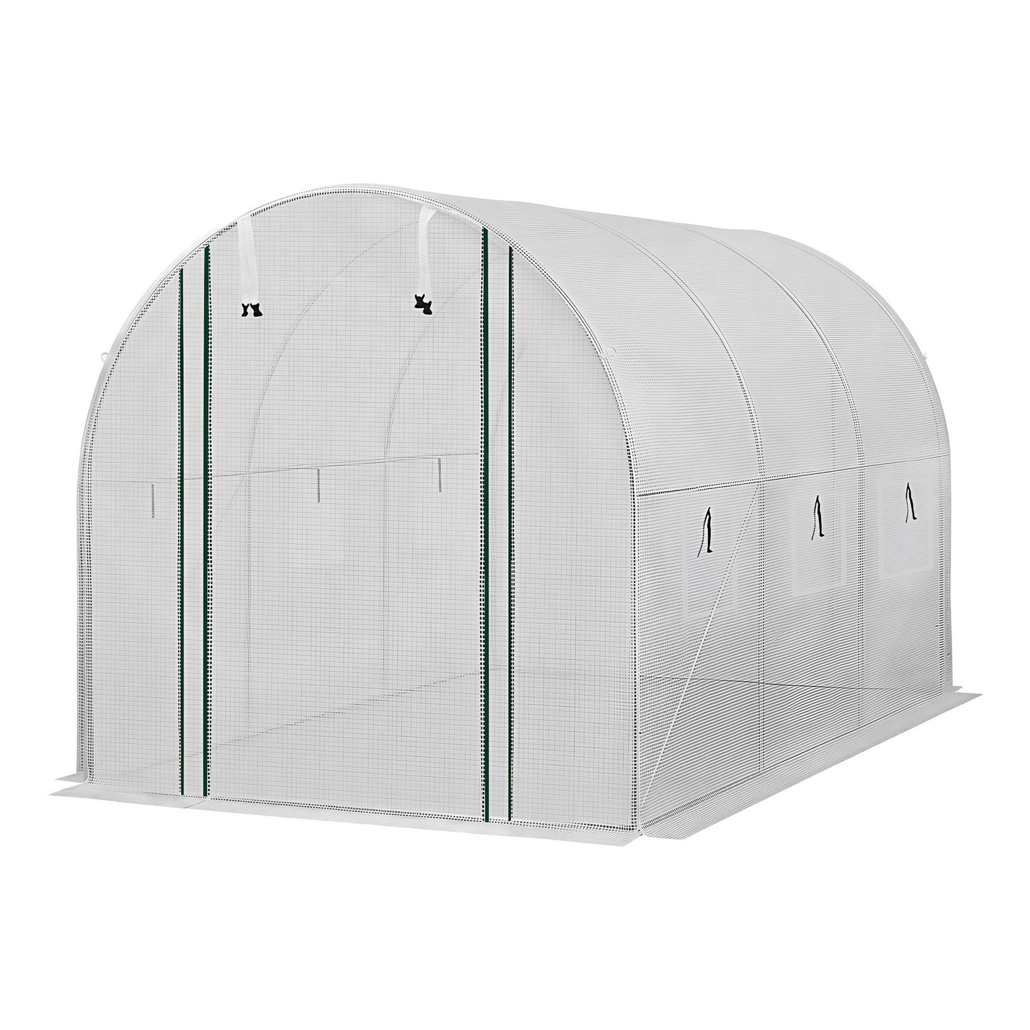 Green Fingers Greenhouse 3x2x2M Walk in Green House White