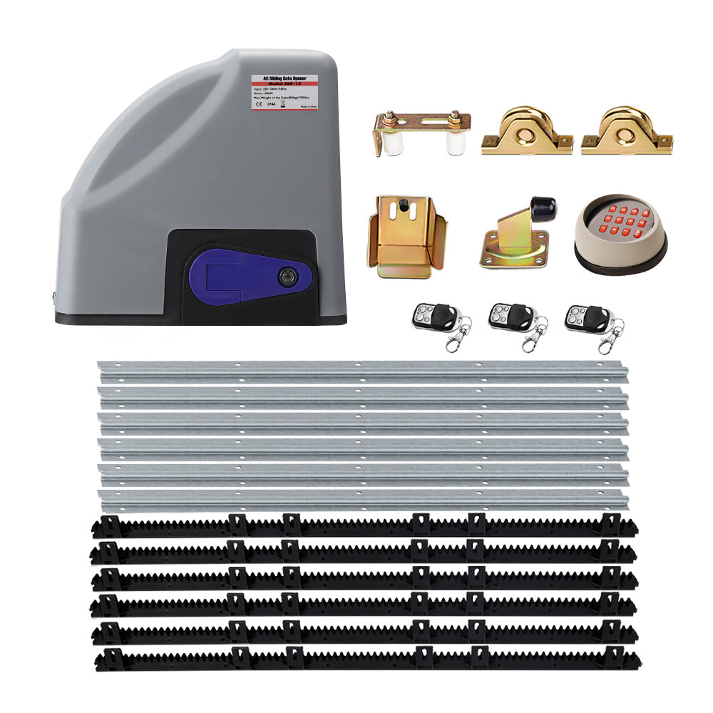 LockM Sliding Gate Opener 800KG 6M Hardware Kit