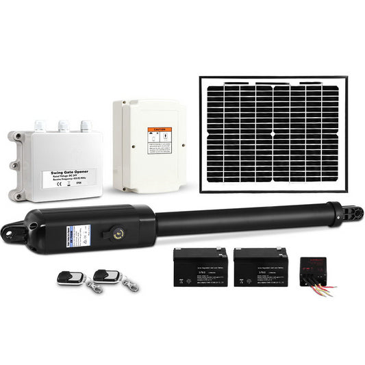 Solar Swing Gate Opener Kit 500KG, Automatic