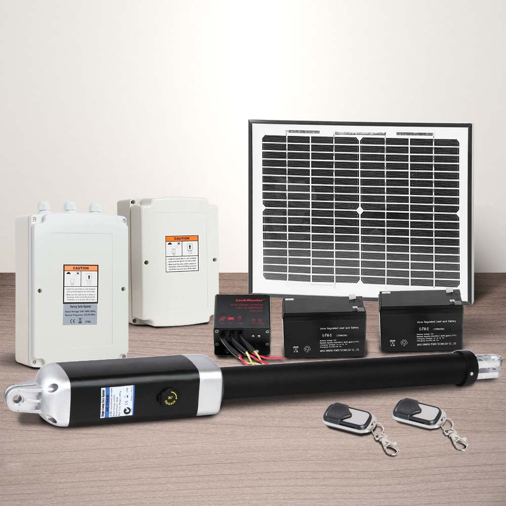 Solar Swing Gate Opener Kit 500KG, Automatic