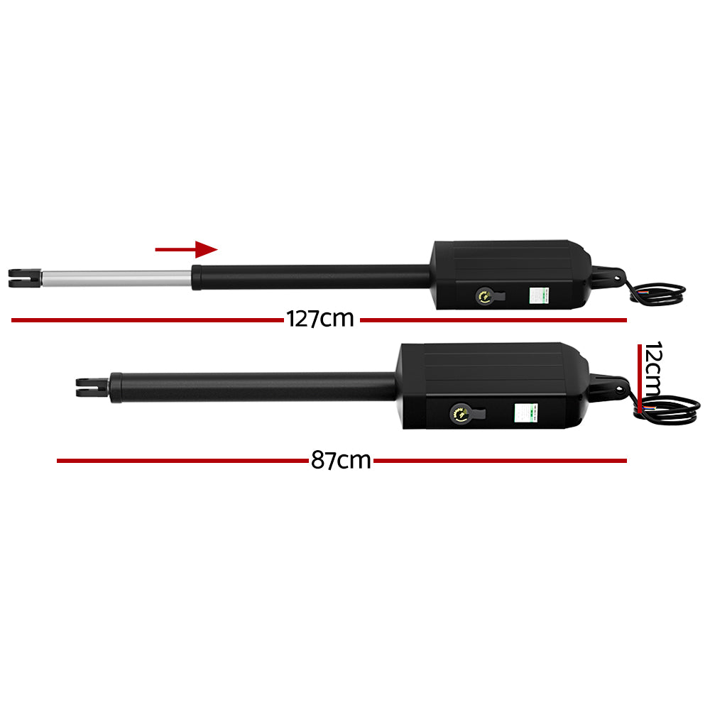 LockMDual Swing Gate Opener Automatic Solar Power 10W 600KG 10M