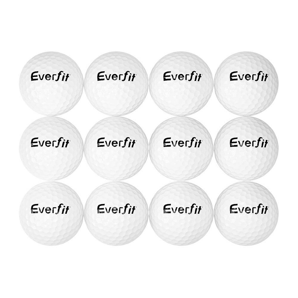 HomeMyGarden 12Pcs Golf Ball Set Reusable Distance Golf Balls Practice Training