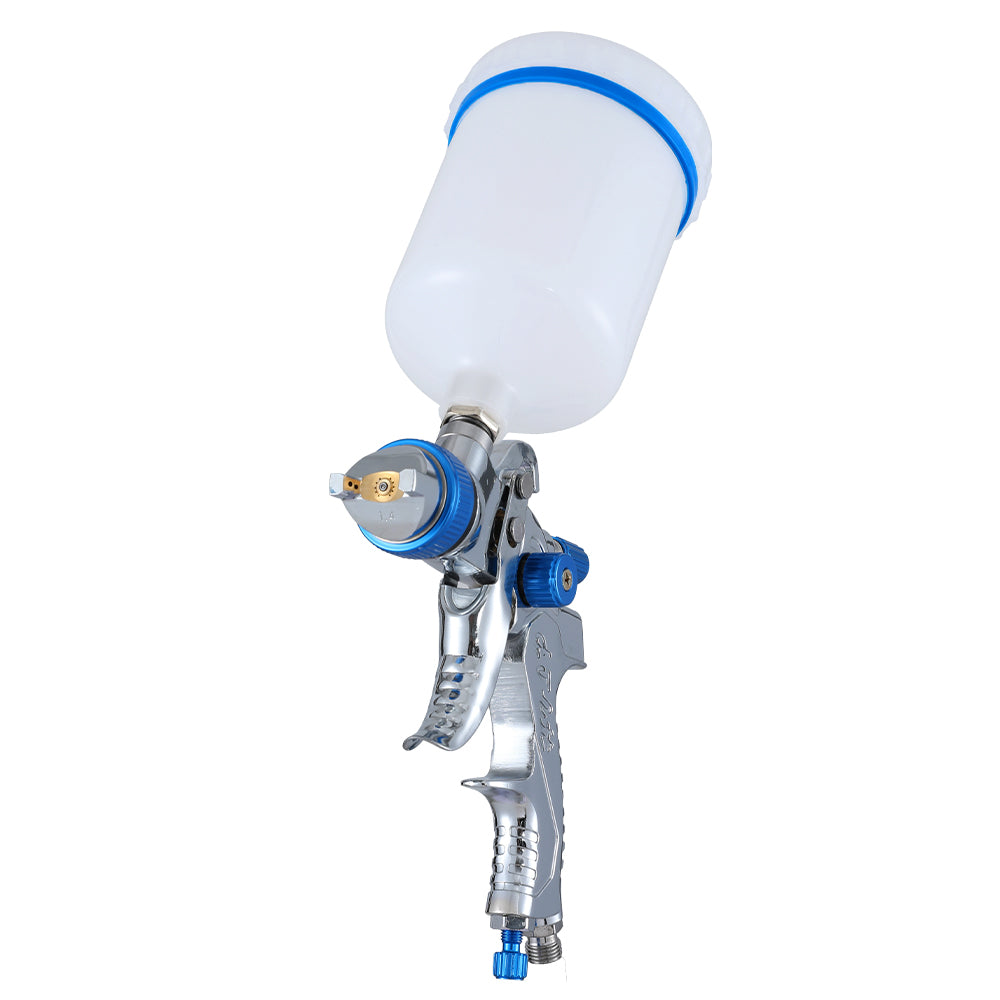 HVLP Air Spray Gun Gravity Feed with Cup & Nozzles