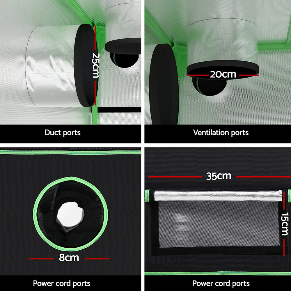 Grow Tent Kit 300x150x200cm Hydroponics Indoor Plant Grow System