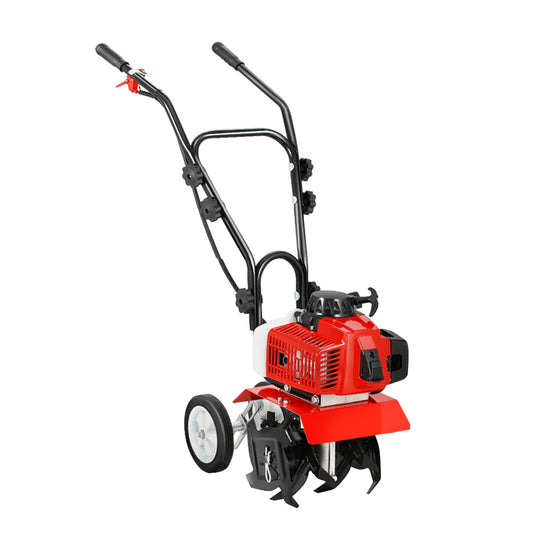 Garden Tiller 63CC Cultivator Rototiller with 4 Blades for Soil Plowing Rotary Hoe