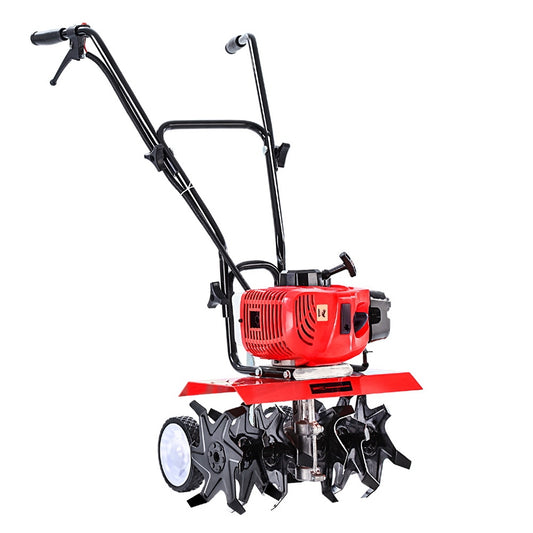 Garden Cultivator Tiller, 65CC, Petrol Rotary Hoe, 36 Tines