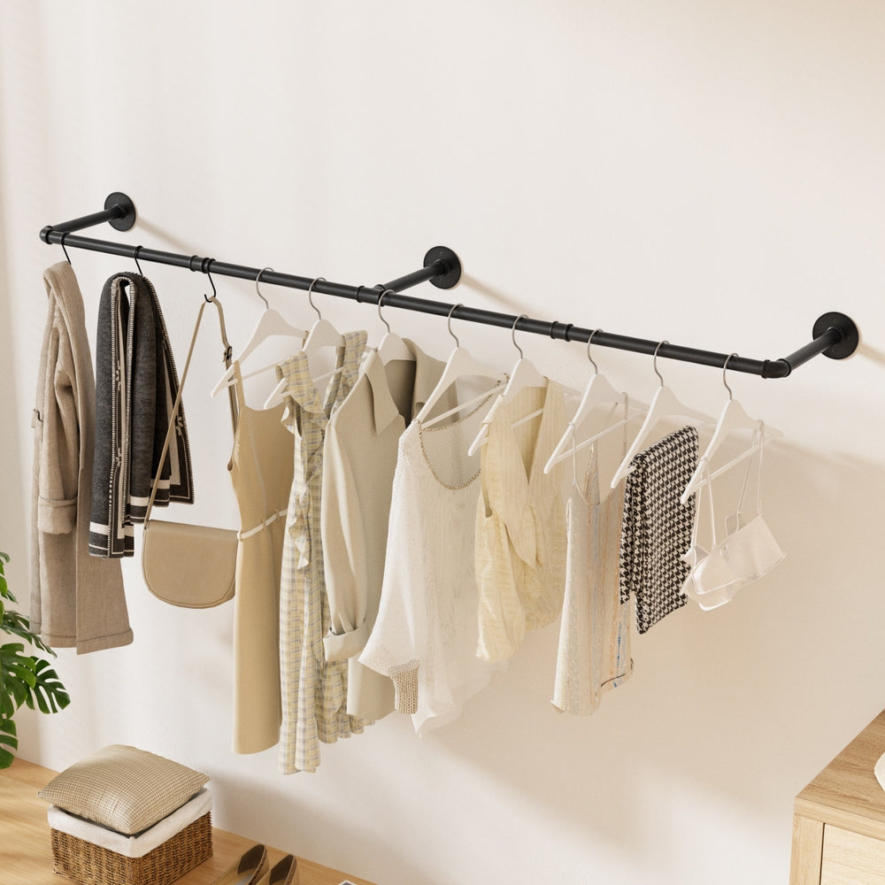 Clothes Rack Floating Metal