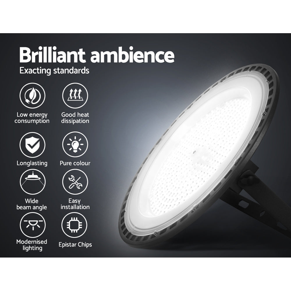 High Bay Light LED 200W Industrial Lamp for Workshop Warehouse Factory