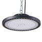 LED High Bay Light 150W Industrial Workshop Warehouse Gym - Black