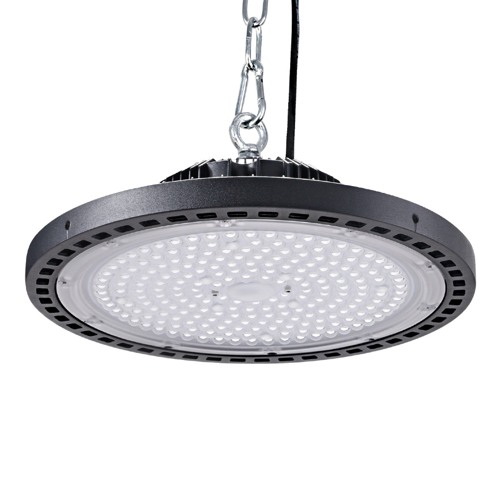 LED High Bay Light 150W Industrial Workshop Warehouse Gym - Black