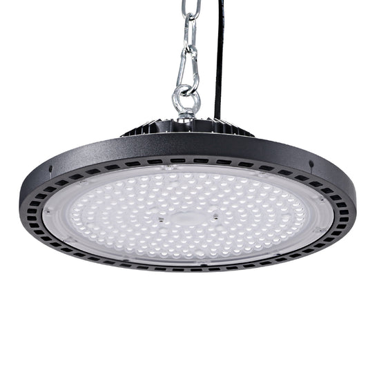 LED High Bay Light 150W Industrial Workshop Warehouse Gym - Black