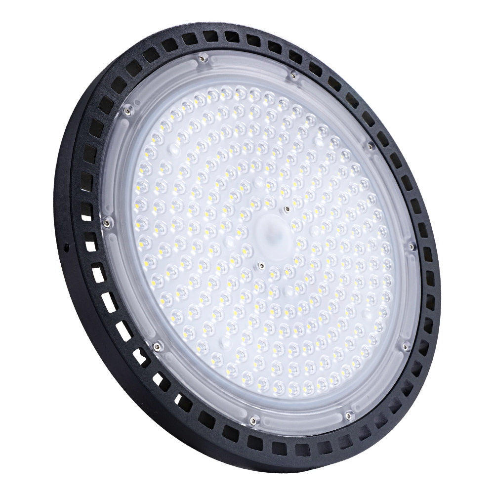 LED High Bay Light 150W Industrial Workshop Warehouse Gym - Black