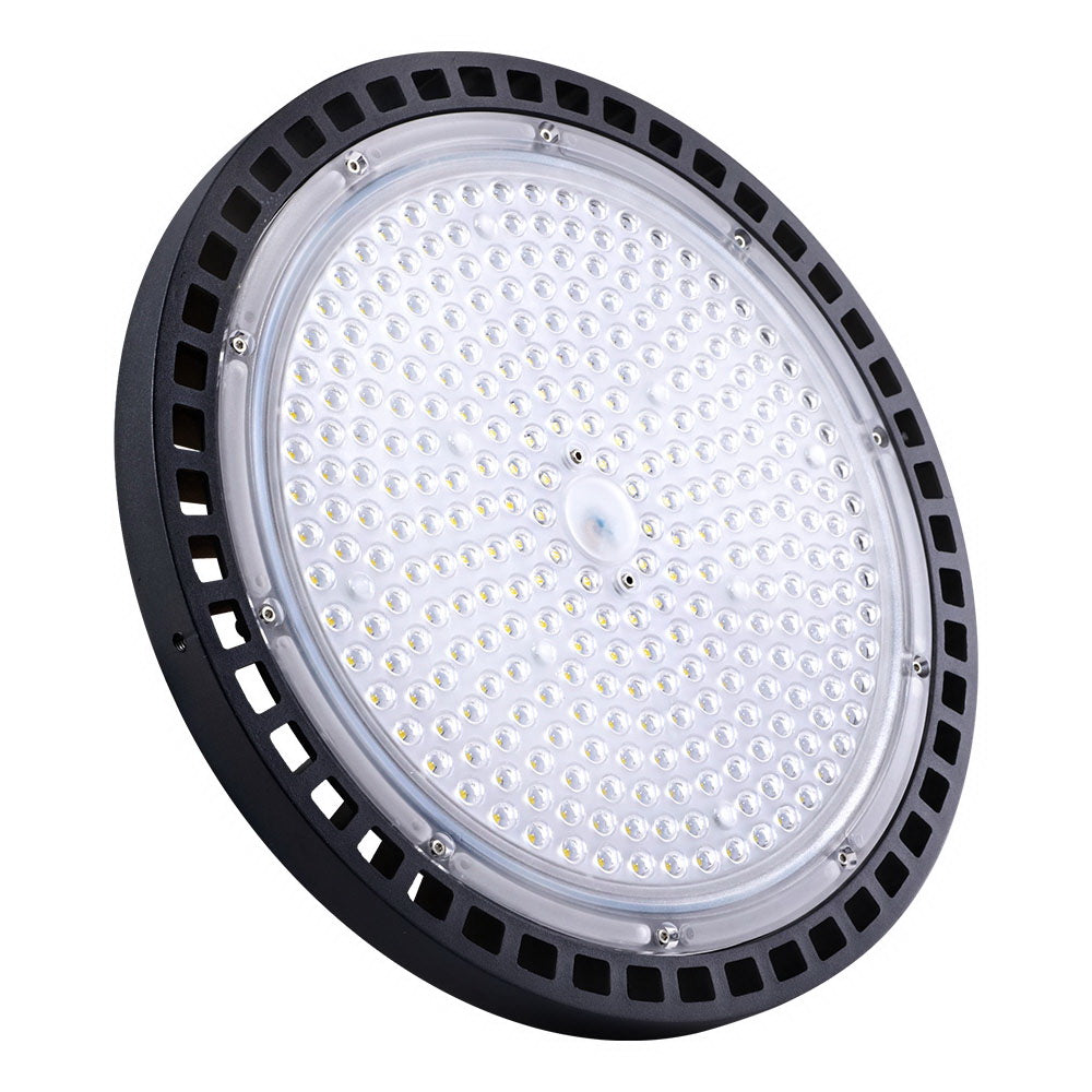 LED High Bay Light 200W Industrial Workshop Warehouse Gym - Black