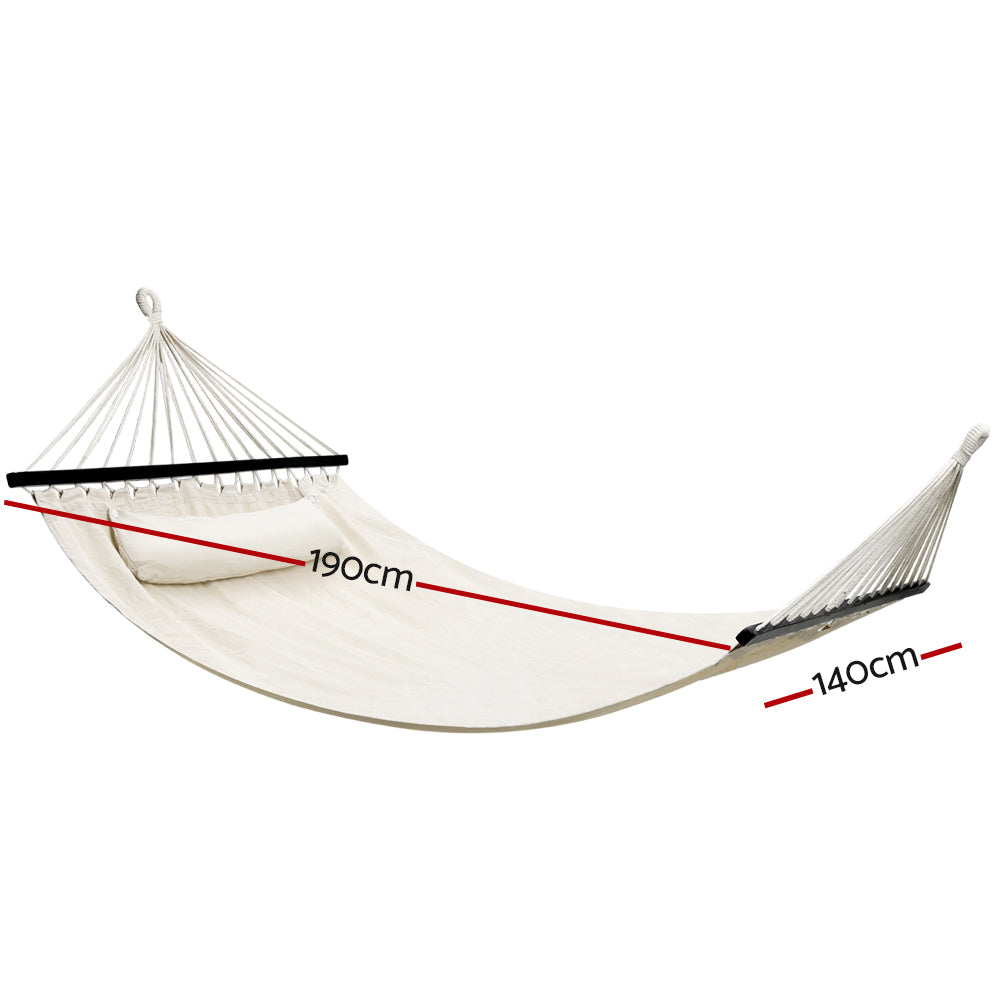 Swing Double Hammock Bed - Cream