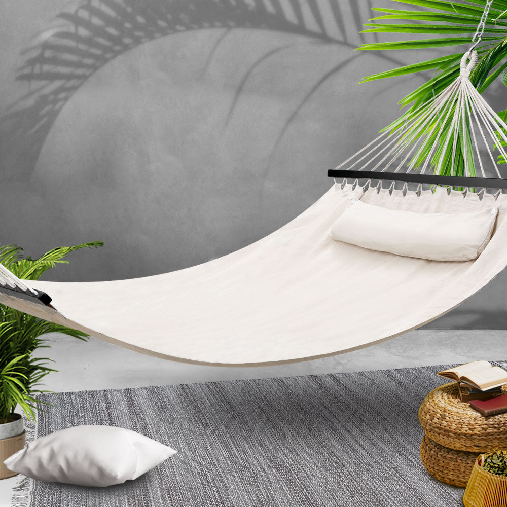 Swing Double Hammock Bed - Cream