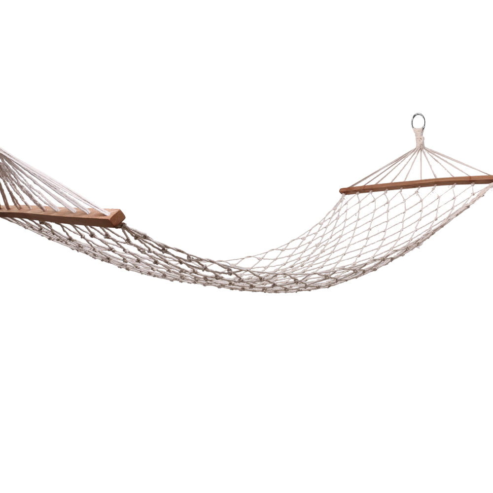 Cream swing hammock bed with bar mes hm cr