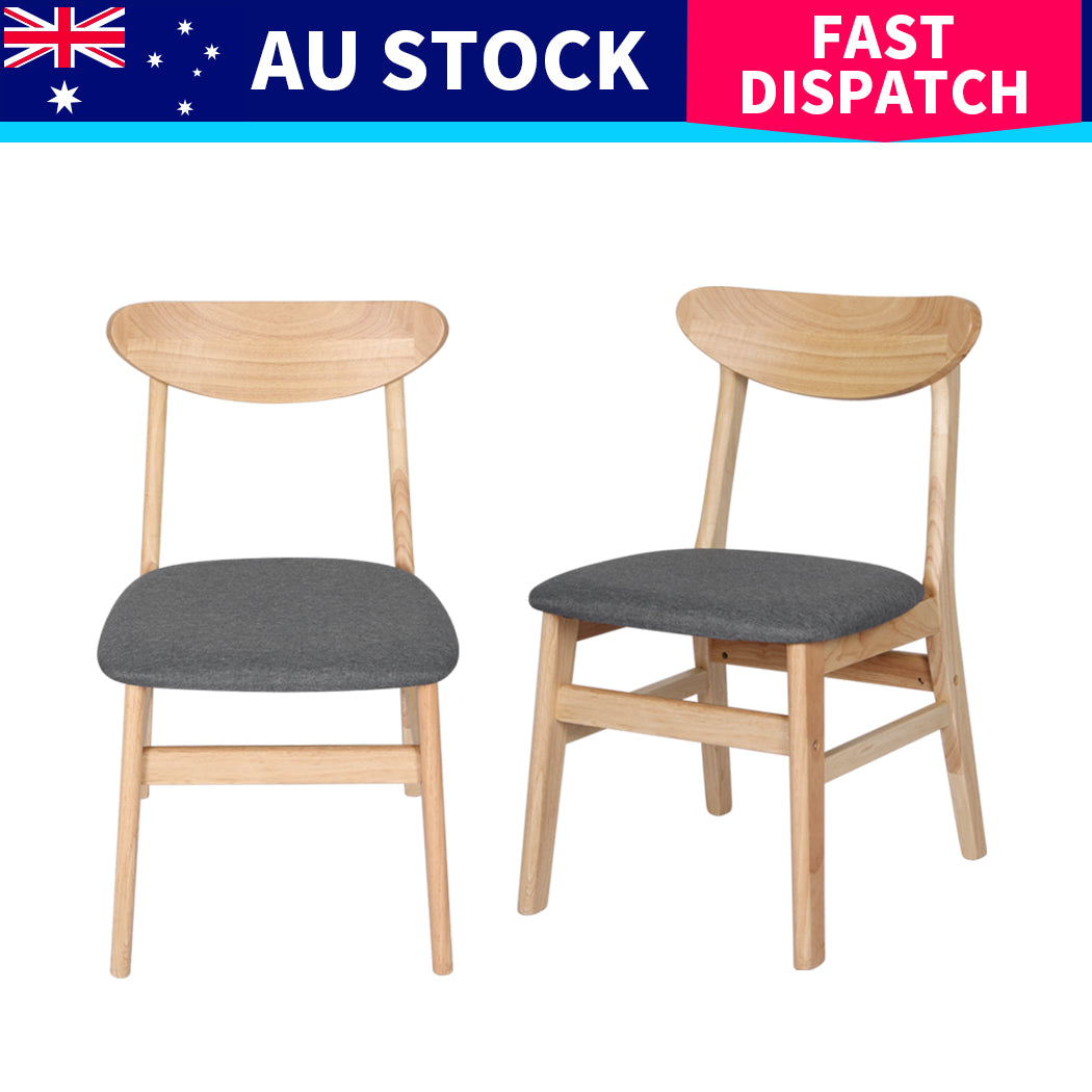 Levede 6xDining Chairs Kitchen Chair Nature