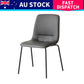 Levede Stackable Dining Chairs Kitchen Grey Set of 8