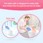 Blue Baby Bath With Backrest & Bum Bump Support