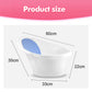 Blue Baby Bath With Backrest & Bum Bump Support