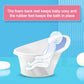 Blue Baby Bath With Backrest & Bum Bump Support