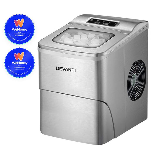Ice Cube Maker Portable - Silver