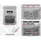 Ice Cube Maker Portable - Silver
