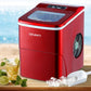 Portable Ice Cube Maker Machine 2L Home Bar Benchtop Easy Quick - Red