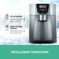 Ice Cube Maker & Water Dispenser 2L Portable - Silver