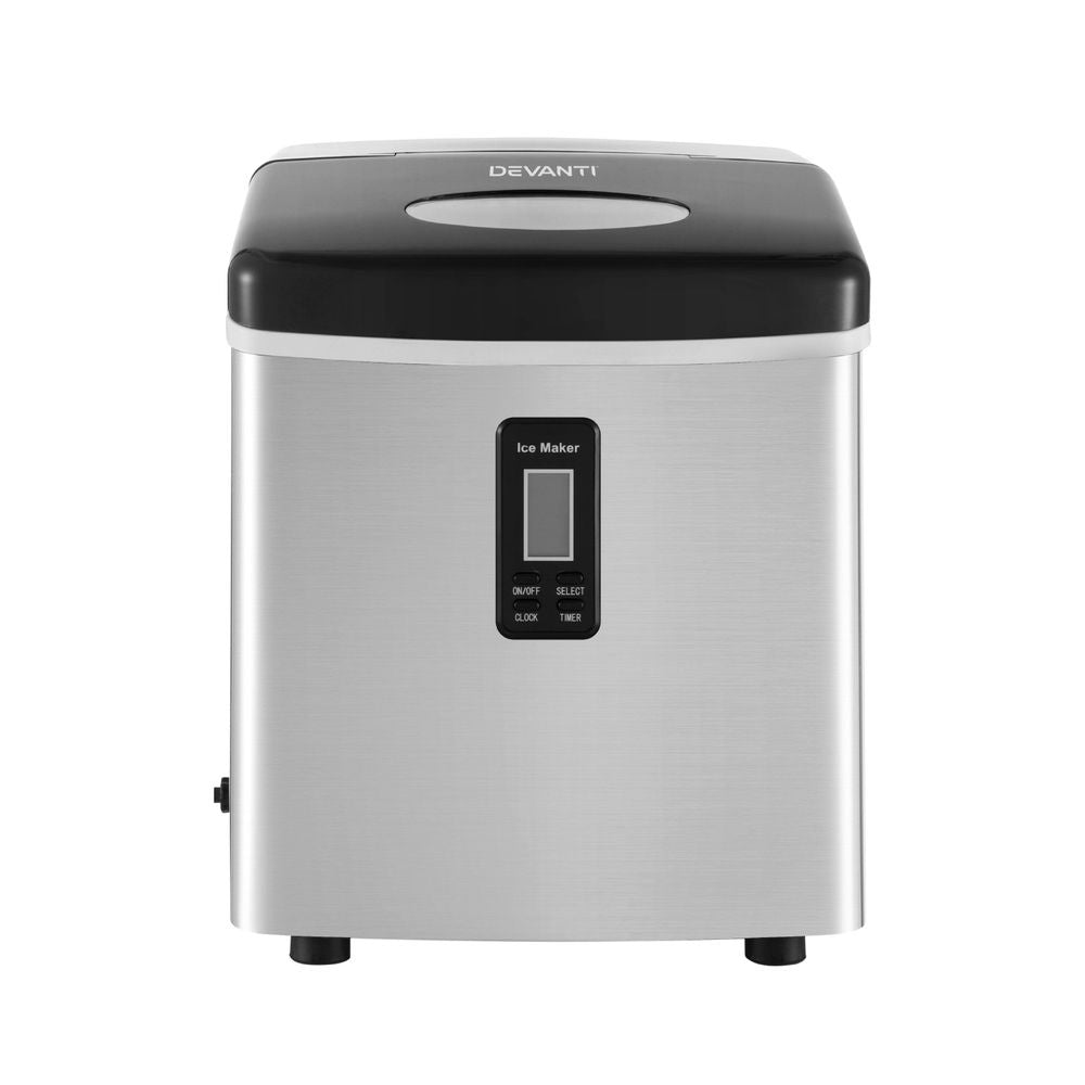 Portable Ice Cube Maker 3.2L, Stainless Steel