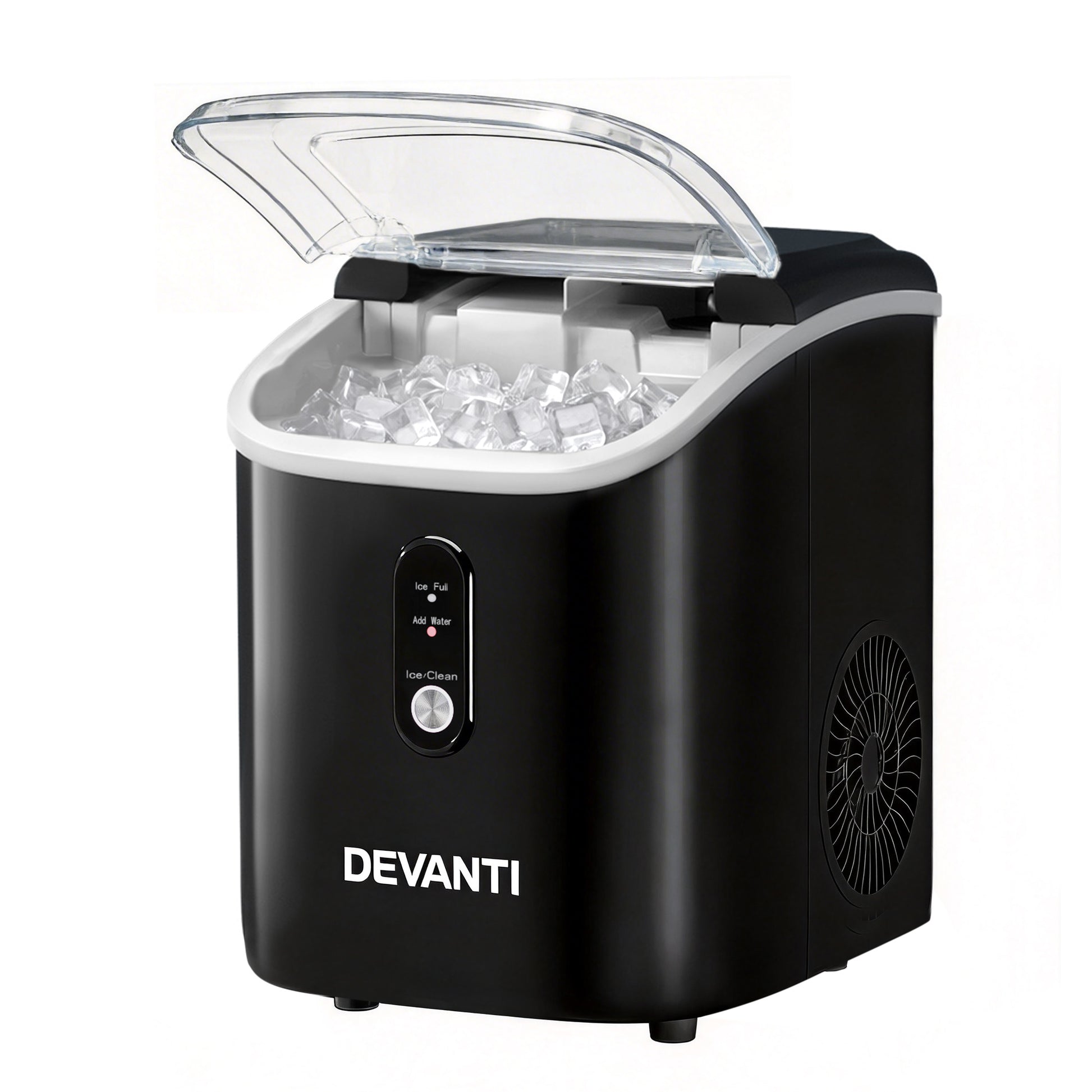 Portable Ice Maker Machine Nugget Cube 15kg Bar