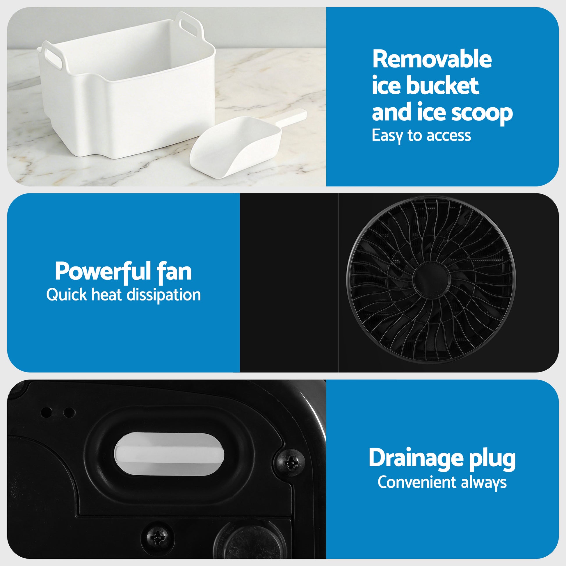 Ice maker machine with nugget cube bar countertop nuggetc