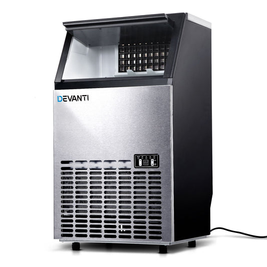 Commercial Ice Cube Maker Stainless Steel