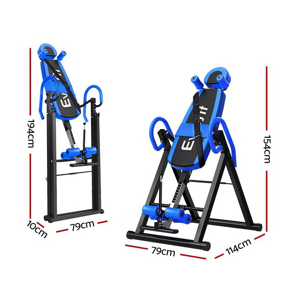 Gravity Inversion Table Foldable Stretcher Inverter Home Gym Fitness