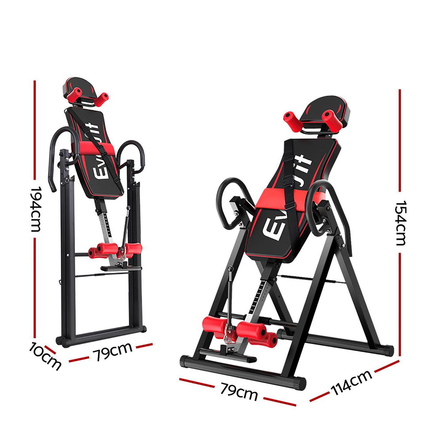 Inversion Table Gravity Stretcher Inverter Foldable Fitness Gym