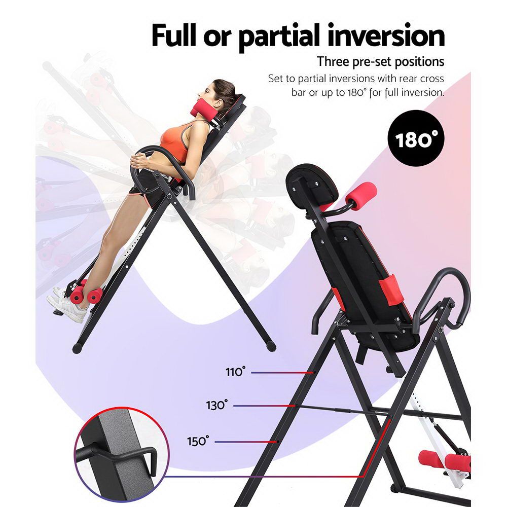 Table with inversion gravity stretcher inverter foldable