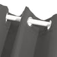 2x Blockout Curtains Panels 3 Layers Charcoal CD1003-132X213-GR