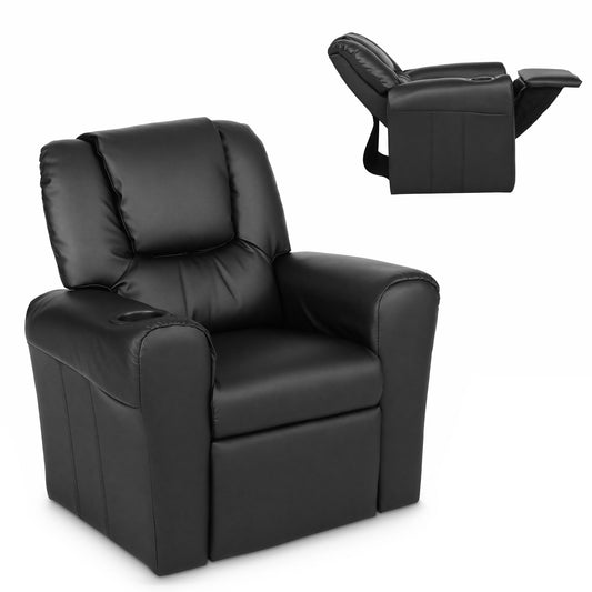 Kids Recliner Chair PU Leather Sofa Lounge Couch KID