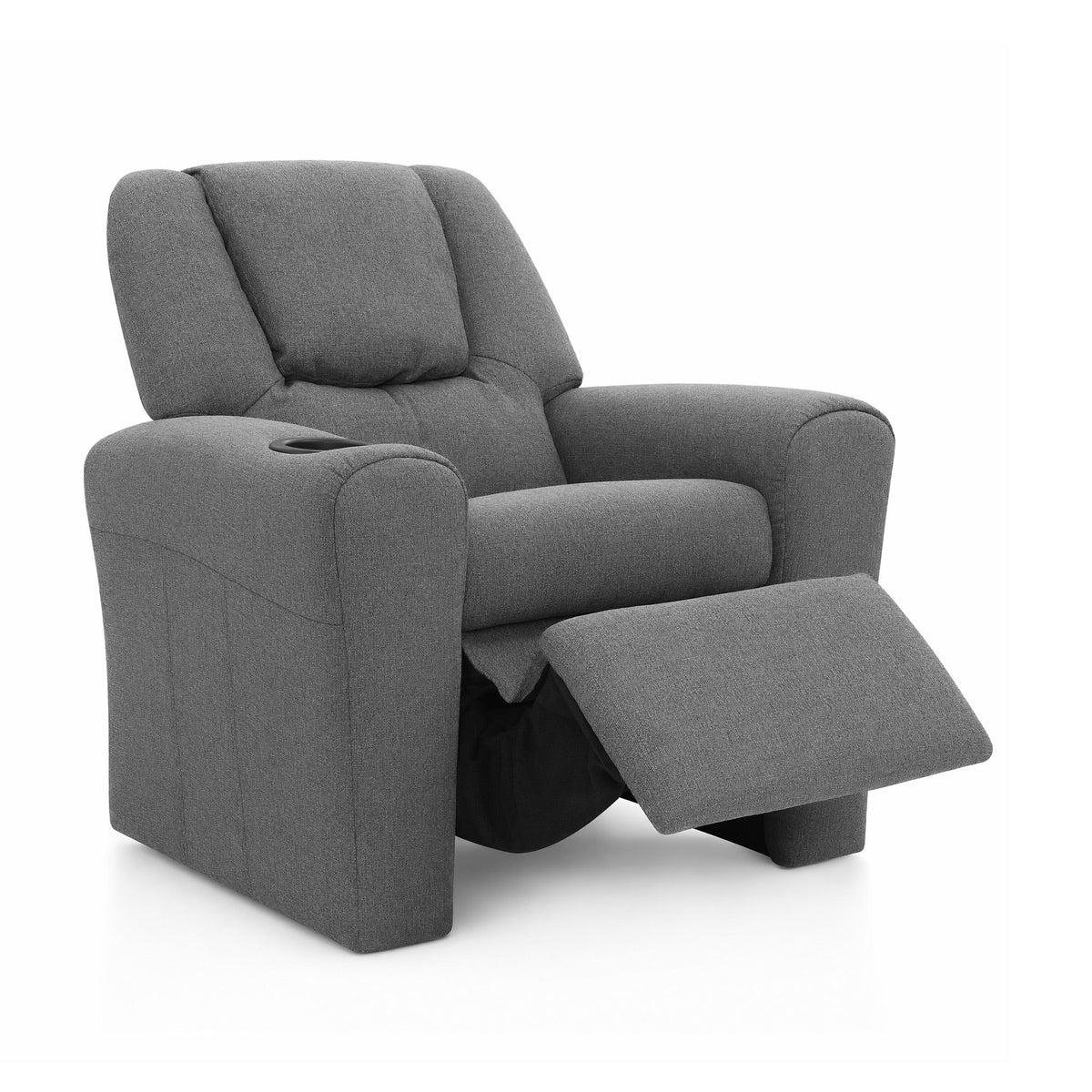 Grey sofa couch Kids Recliner Chair Linen Soft