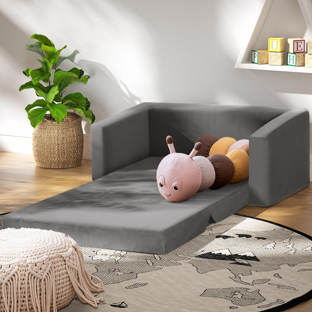 Chair with seater flip open couch