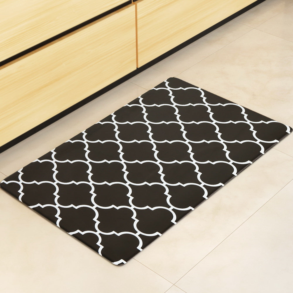 Kitchen Mat 45x75cm PVC Floor Rug Carpet Non-slip Gina