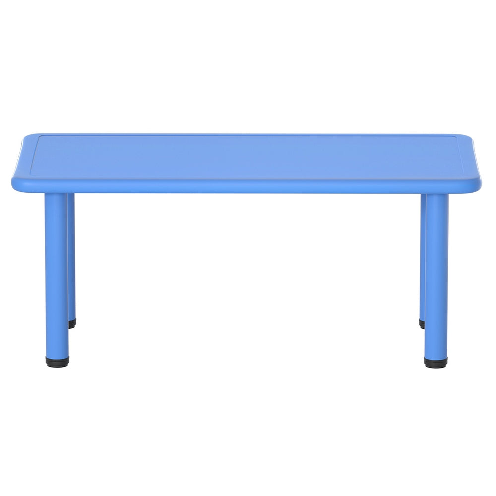 Kids Table Plastic Square Activity Study Desk 60X120CM